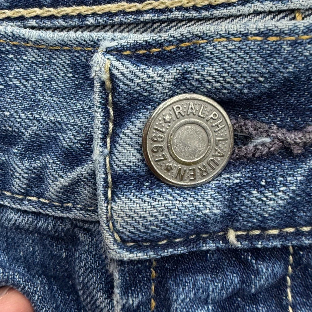 Polo Ralph Lauren Classic 867 Mens Straight Leg Jeans Blue Medium Wash 36x32